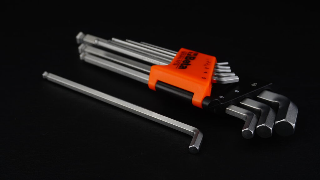 Beta(ベータ) 96BPA/SC9 110°ベントタイプ・ボールエンド六角レンチ9本セット(超短辺モデル)