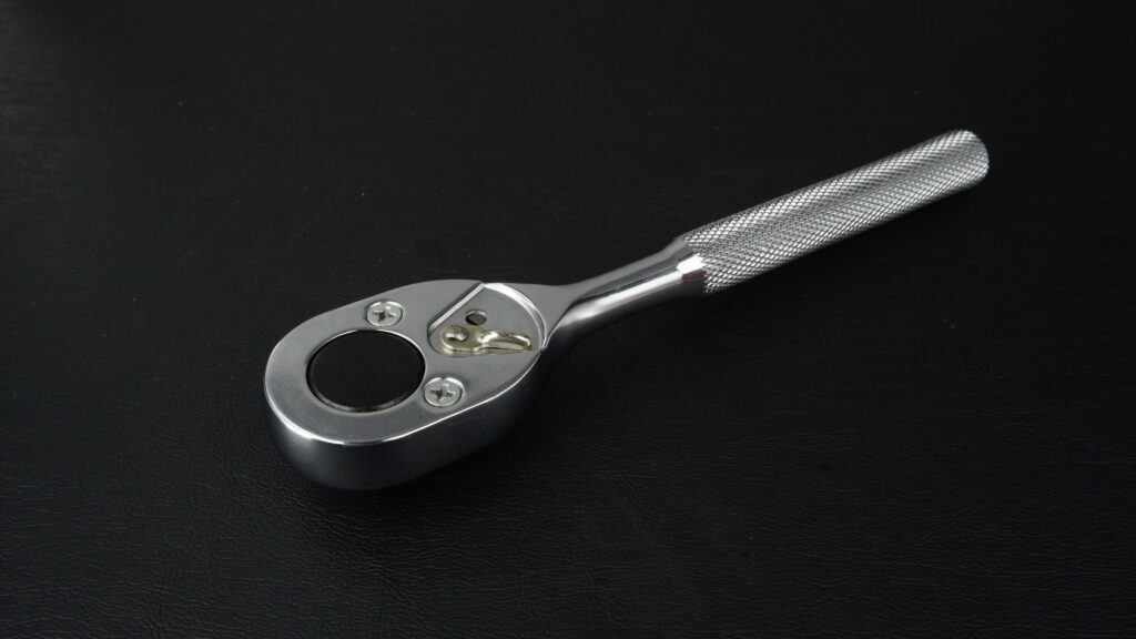 PROTO 5249 ペアヘッドラチェットを斜め上から俯瞰した全体フォルム