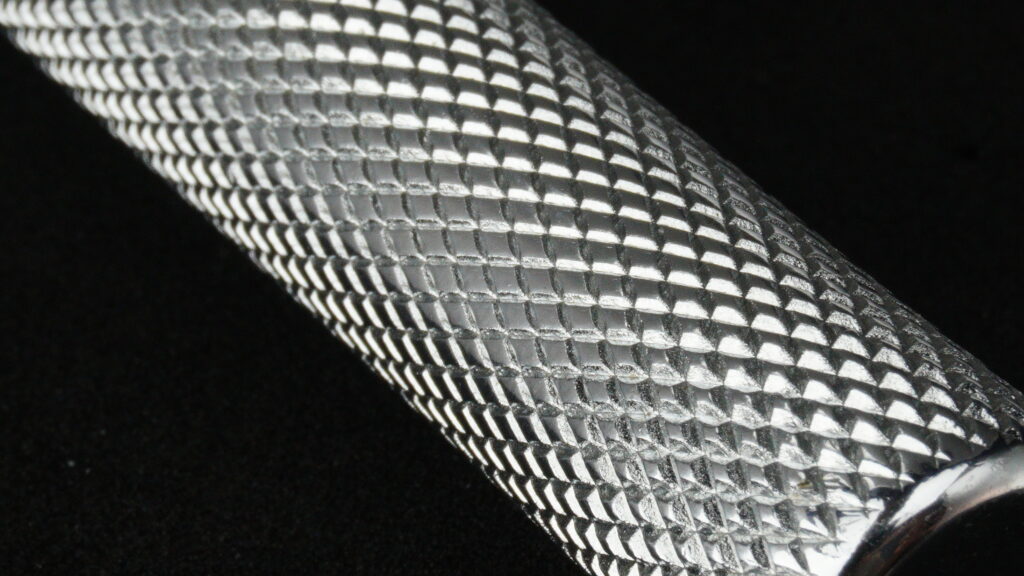 PROTO 5249 ラチェットハンドルの滑り止めローレット加工のアップ