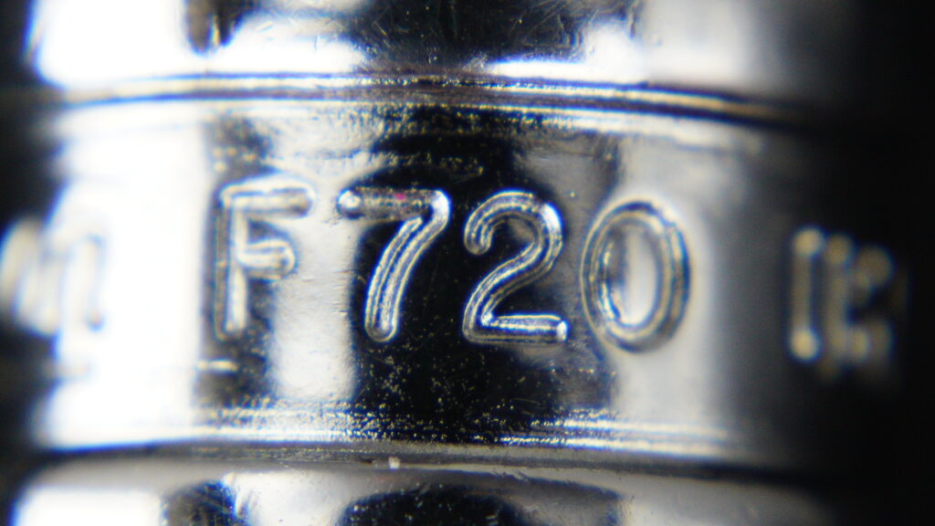 Snap-on(スナップオン) F720 3/8DR 20‑toothのF720モデル名刻印