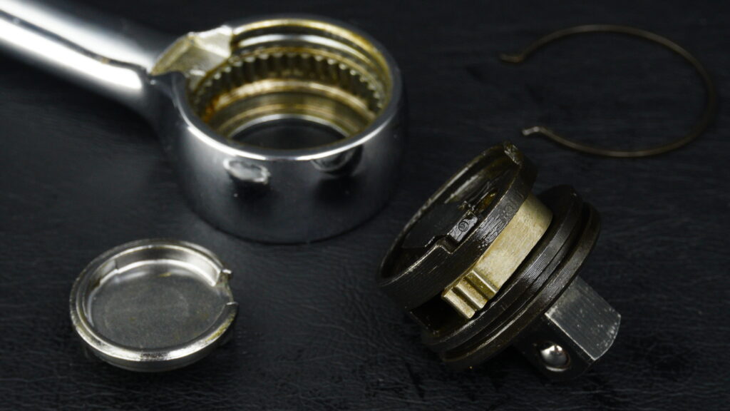 SK Hand Tools 45170 内部機構 分解 ギアリング内歯 40ギア スナップリング