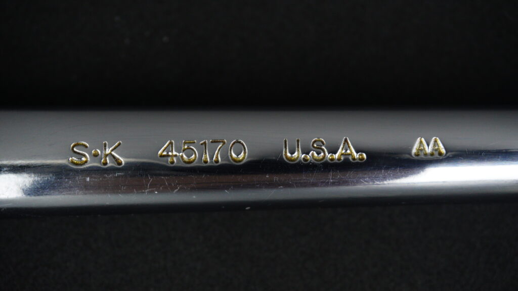 SK Hand Tools 45170 刻印 超接写 S·K 45170 U.S.A. AA デートコード 2011年製