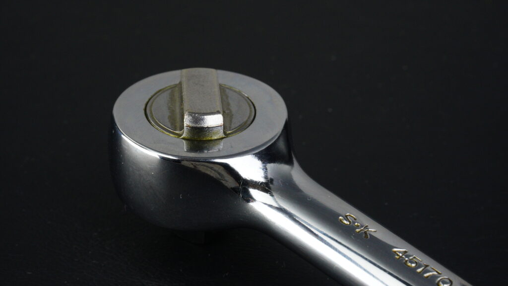 SK Hand Tools 45170 ヘッド正面 SuperKrome 鏡面クローム仕上げ 刻印